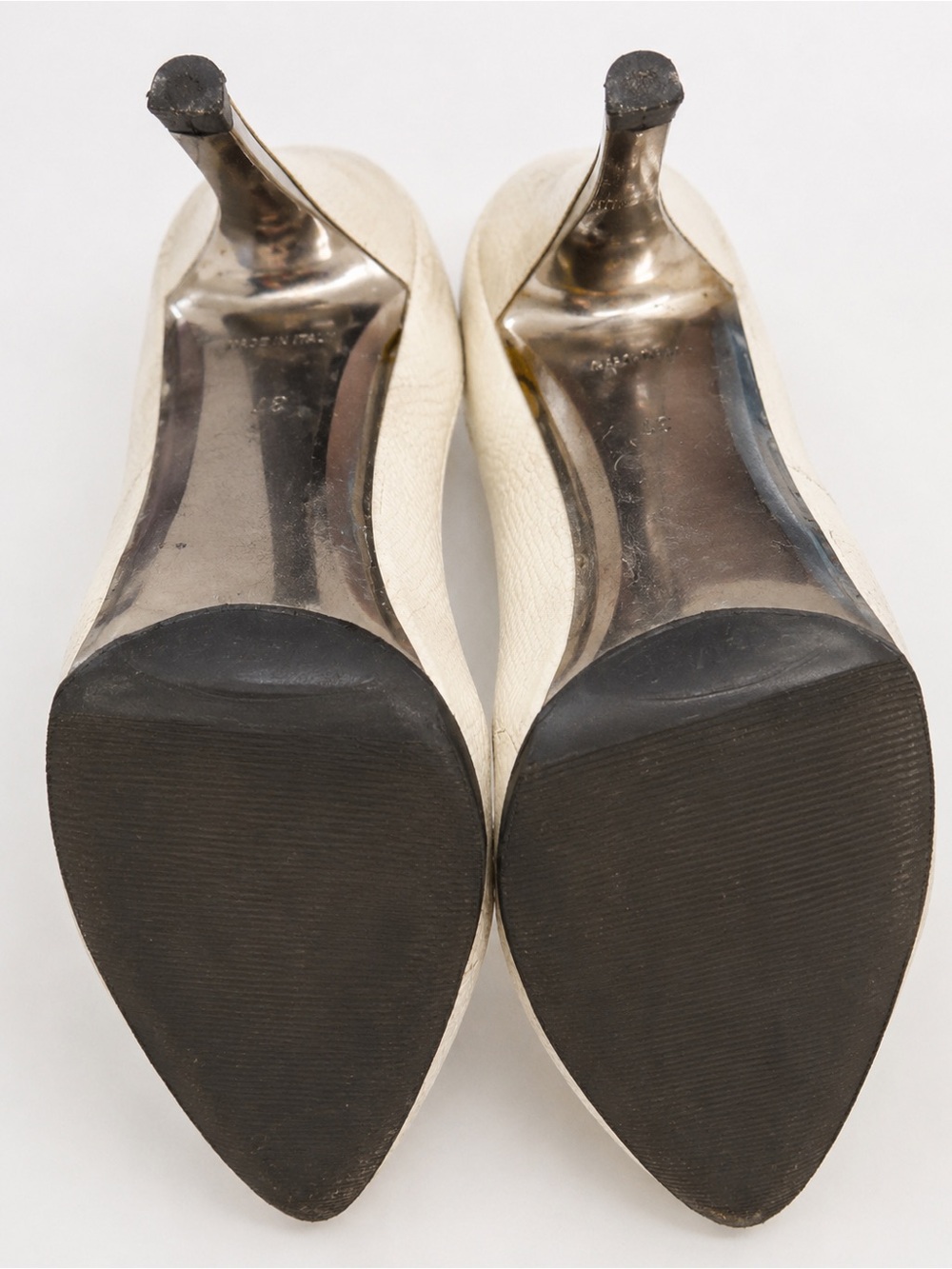 Vintage Gucci Tom Ford Era Cutout Slingback Heels Kate Moss Style 8.5 As Is - Picture 6 of 6